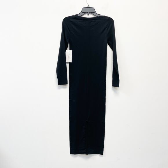 Isabel By Ingrid & Isabel Long Sleeve Seamless Jersey Midi Maternity Dress XS - Picture 3 of 5